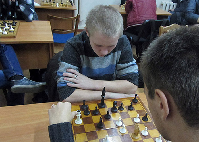 Фрагмент змагань з шахів